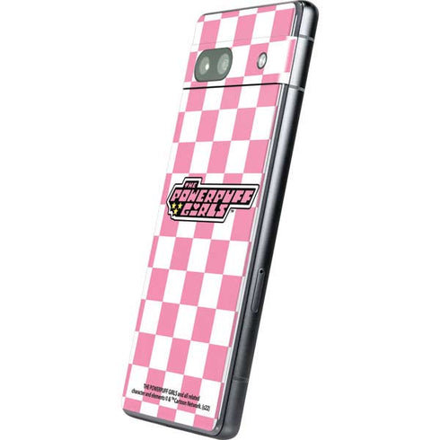 Cartoon Network Powerpuff Girls Checkered Google Pixel 7a Skin
